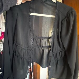 Elegant Black Women's Coverup